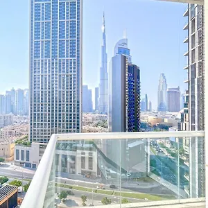 شقة Bnbmehomes - 2br Apt With Burj Khalifa View -1406, دبي