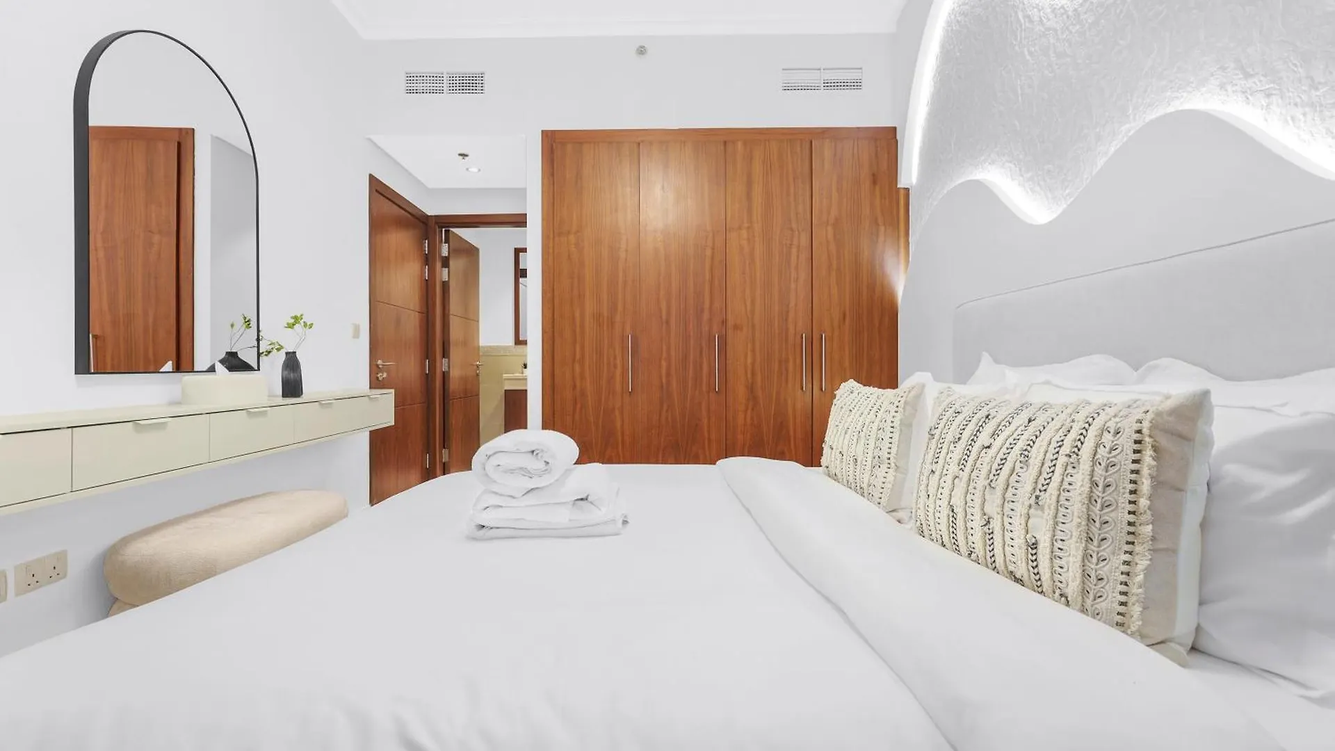 First Class 2Br With Full Dubai Skyline & Sea View 公寓